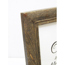 Ramka z drewna egzotycznego Brąz 18x23cm